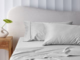 Accessorize 400TC Grey Bamboo Cotton Sheet Set 40cm Wall Single V442-HIN-SHEETS-BAMBOOCOTTON40CM-GREY-SB