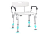 Shower Chair, Shower Seat with Back, Adjustable Height Shower Stool, Shower Chair for Inside Shower V952-LYYFXFLHJPESAQLY8V0