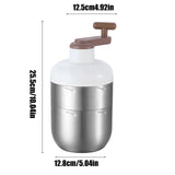 Manual Ice Crusher - Hand-Cranked Shaving Machine for Household & Commercial Use - Stainless Steel V1189-LWWAL-20260401-05391