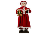 Christabelle Large 1.5m Musical Animated Mrs Claus Christmas Decoration with Candle Ornament 112_NK112