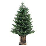 Jingle Jollys Christmas Tree 1.2M LED Potted Xmas Tree Party Decor 8 Light Modes XM-TR-4FT-GR-LED-POT
