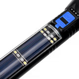 Brillar 150 Lumen Solar Power USB rechargeable Multifunction Trekking Torch V915-BR0113