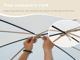 Pop Up Screen House Tent 3x3m, 6-8 Person 220cm Tall Mosquito Net Tent,Spacious 3.8m dome fits 6-8 V1337-TN-1WJN-W0M5