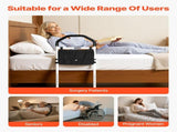 Bed Rail for Elderly, Bedside Assist Rails with Supporting Leg and PU Handrail, Adjustable Height V952-TBZCCBSTBZCBPSMCX001V0