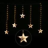 LED Infinity Stars Curtain Lights avaiable in 2 Colors - Cool White V720-XL1348CW