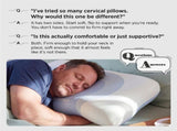 Cervical Neck Pillow - Memory Foam Pillows for Ergonomic Orthopedic Pillow for Neck Pain Relief, V1107-115-31919