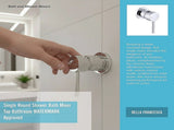 Single Round Shower Bath Mixer Tap Bathroom WATERMARK Approved V63-847921