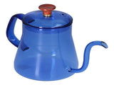 Long Spout Kettle Large Capacity Heat Resistant Easy to Clean Long Mouth Coffee PotBlue V1294-YM0714-3118210257914