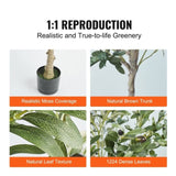 Artificial Olive Tree, 15.2cm Tall Faux Plant, Secure PE Material & Anti-Tip Tilt Protection V952-RZS6FTGLS000VAJSMV0