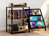 Levede 3-Tier Record Player Stand Vinyl Storage Up to 200 Albums Turntable Table HE1001-AU