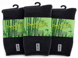 3 Pairs Mens Bamboo Rich Work Socks Thick Cushioned Anti Odour - Charcoal Grey V563-3BSOX-CHRCLGRY-SIZE11-14