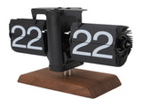 Retro Digital Flip Down Clock Mechanical Battery Powered Flip Desk Clock for Home Office Decor 24 V1294-YM0901-3115250023712