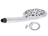 G1/2 Shower Head 9 Spray Setting High Pressure Handheld Shower Sprayer Bathroom AccessoryShower Set V1294-YM0721-3112210033512