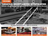 Linear Guide Rail Set, SBR20 1500mm, 2 PCS 59 in/1500 mm SBR20 Guide Rails and 4 PCS SBR20UU Slide V952-ZXDGSBR20MM15WNLNV0