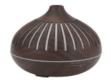 400ML Wood Grain Humidifier Desktop Aromatherapy Diffuser with Colorful Light Remote Control Auto V1294-YM0901-3113240306212