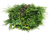 Slimline Artificial Green Wall Disc Art 60cm Country Fern UV Resistant V637-DP9961