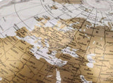 Illuminated Earth Globe Rotating World Globe with String Light for Home Decoration V1294-YM0901-3115230083111
