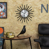 Newgate Stingray Wall Clock Black - Silver Dial V398-NGSTING316K