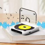 Portable Bluetooth CD Player Supports USB /Wired Playback Rechargeable Walkman White V1263-JX-7002-1