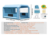 Inflatable Paint Booth, 9.8 x 8.2 x 8.2 ft Inflatable Spray Booth, with 550W Powerful Blower and Air V952-CQSPQFLSKCGLKNDD2V3