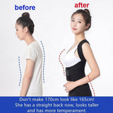 Back Brace Posture Corrector for Men and Women, Adjustable Posture Brace for Upper and Lower V1369-AZ3-W-18925
