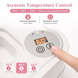 Baby Wipe Warmer and Dispenser with Night Light, Portable Foldable Silicone Wet Wipes Warmer Case V1369-AZ3-W-12169
