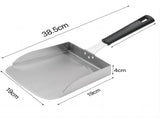 stainless steel food shovel, anti-scald BBQ shovel, wide pizza lifter, fry scoop, kitchen V1102-114-82125-SLR-1PCS