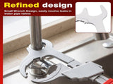 13 Inches Adjustable Wrench with ABS and Aluminum Alloy for Home Bathrooms Kitchen Toilets Garages V1366-AZ2-W-15018
