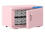 Pink 23L Hot Towel Warmer Cabinet with UV Sterilizer for Salon and Home Use LSB-59262