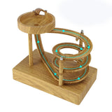 Electromagnetic Perpetual Motion Toy with Built-in Battery Scientific Desk Decor, Stress Relief & V1107-CS-DCJSYDJ
