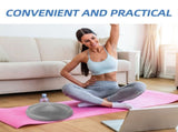 Grey Wobble Seat Cushion for Exercise Enhances Stability Muscle Strength and Relieves Back Aches V1366-AZ2-W-14028