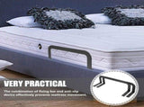 2-Pack Black Mattress Slide for Bed Frame, Non- Mattress Holder to Keep Bedding Secure V1369-AZ3-W-12248