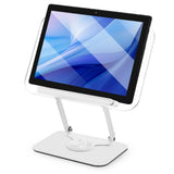 Multi-Functional White Acrylic Book Holder for Reading Hands-Free with Page Clips V1369-AZ3-W-20971
