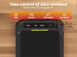 Everfit 3 in 1 Treadmill Electric Walking Pad with Incline Under Desk Home Gym Black TMILL-400-INC-BK
