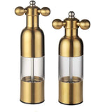 Salt and Pepper Grinder, Manual Stainless Steel Faucet Salt Shakers Mill with Handle, Refillable V1188-WTJ-QDH-01990