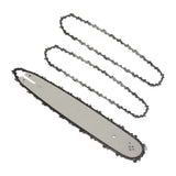 16 Inch Chain Saw Guide Bar with 3Pcs Chains for 009 012 021 E180 MS180 MS190 MS250 V1369-AZ3-W-11350
