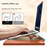 3-in-1 Detachable PU Leather Laptop Sleeve with Ergonomic Stand & Mouse Pad V888-ELOSUNG39004