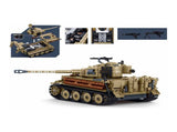 Sluban B1533 Model Kit 135 Tiger I Tank German Panzer WWII Army Military Building Blocks DIY T SLB1533