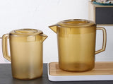 Water Pitcher PC Plastic High Temperature Resistance Frosted Kettle Mix Drinks Water Jug with Scale V1294-YM0706-3118230174814