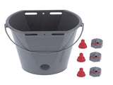 8L Plastic Feeder Bucket with Nipples Check Valves Feeding Equipment for Livestock UseFor Lamb V1294-YM0901-3111210205312