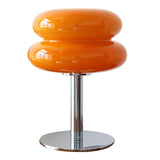 Glass Macaron Table Lamp Kids Bedside Lamp USB Three Color Dimmable Table Lamps for Bedroom Orange V1294-YM0901-3119240087911