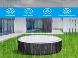 4.5 Ft Inflatable Hot Tub Cover Foldable Energy Saving Lid for Round Outdoor Inflatable Hot Tubs V1294-YM0710-3111230294211