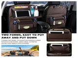 Car Back Seat Organizer with Foldable Table Tray Universal Rear Seat Storage Bag, Multi-Pocket V1107-CS-QCZYKBSNDK