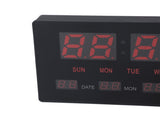 LED Number Clock Large Big Digital Display with Temperature Wall Alarm V1294-YM0901-3115240006711
