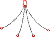 4 Legs Lifting Hook Chain Sling 2Mx8MM, 4T Lifting Chain Sling Legs Steel Factories Steel Powder V952-GLSJG80SZGL8MMX2MV0