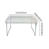 Office Desk Shelf Organizer, Adjustable Desk Shelf for Top of Desk Clear Desktop Shelf, Desktop V1192-AZ-W-29642