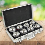 Deluxe Boules Bocce 8 Alloy Ball Set with Case V63-799297