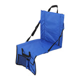 Folding Stadium Chair Adjustable Angle 600D Oxford Cloth Portable Bleacher Cushions with Pocket for V1294-YM0716-3111220203012