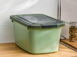 Food Storage Containers With Lids, Airtight Rice Dispenser, Large Capacity Storage Bins, BPA Free V1369-AZ3-W-15394