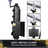 Gen3 Mini Mover 12V 550W Electric Motorised Jockey Wheel - Black NT0405-XG3-BK